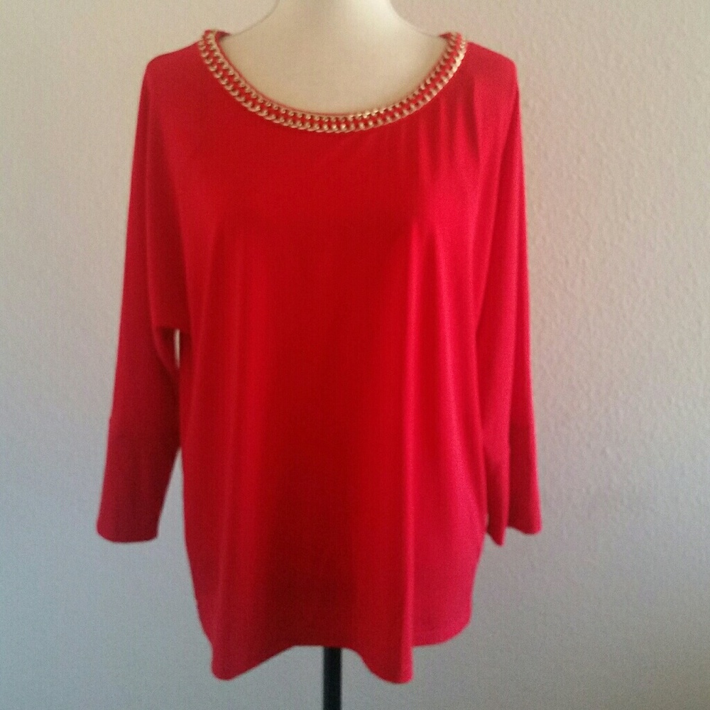 CK blouse size large